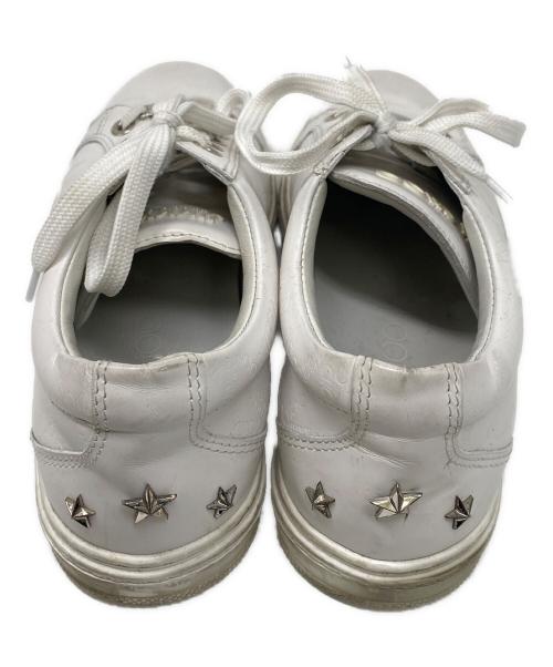 JIMMY CHOO（ジミーチュウ）JIMMY CHOO (ジミーチュウ) スニーカー ホワイト サイズ:40の古着・服飾アイテム