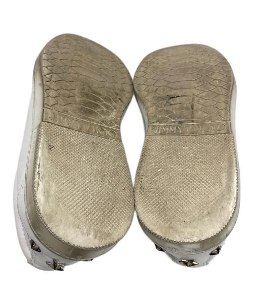 JIMMY CHOO（ジミーチュウ）JIMMY CHOO (ジミーチュウ) スニーカー ホワイト サイズ:40の古着・服飾アイテム