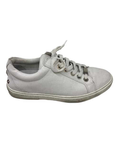 JIMMY CHOO（ジミーチュウ）JIMMY CHOO (ジミーチュウ) スニーカー ホワイト サイズ:40の古着・服飾アイテム