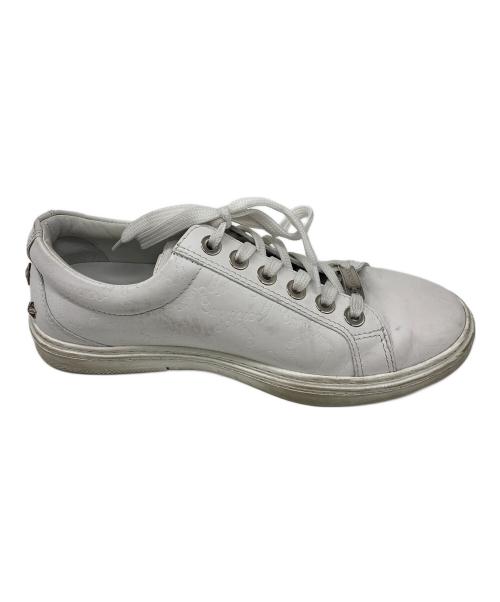 JIMMY CHOO（ジミーチュウ）JIMMY CHOO (ジミーチュウ) スニーカー ホワイト サイズ:40の古着・服飾アイテム