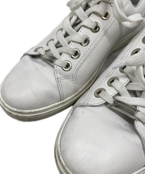 JIMMY CHOO（ジミーチュウ）JIMMY CHOO (ジミーチュウ) スニーカー ホワイト サイズ:40の古着・服飾アイテム