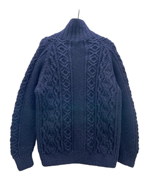 INVERALLAN（インバーアラン）INVERALLAN (インバーアラン) ARAN LUMBER CARDIGAN 3A ネイビー サイズ:表示なしの古着・服飾アイテム
