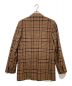 中古・古着 AMI Alexandre Mattiussi (アミ アレクサンドル マテュッシ) チェックテーラードジャケット ブラウン サイズ:48：8000円