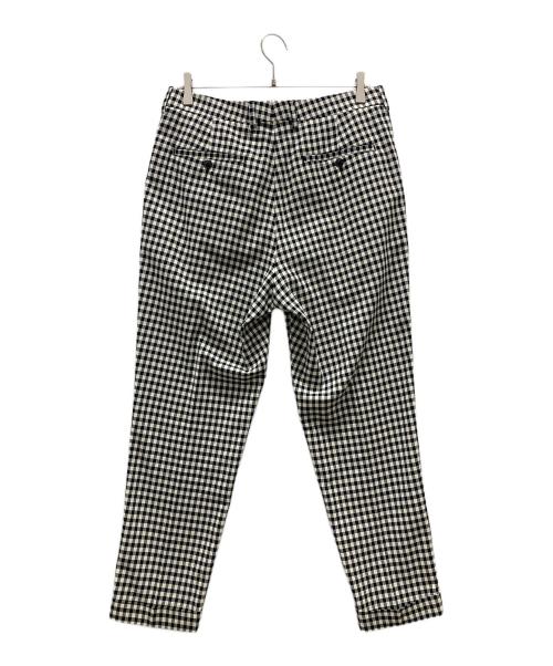 AMI Alexandre Mattiussi（アミアレクサンドルマテュッシ）AMI Alexandre Mattiussi (アミアレクサンドルマテュッシ) ギンガムトラウザーパンツ ブラック×ホワイト サイズ:40の古着・服飾アイテム