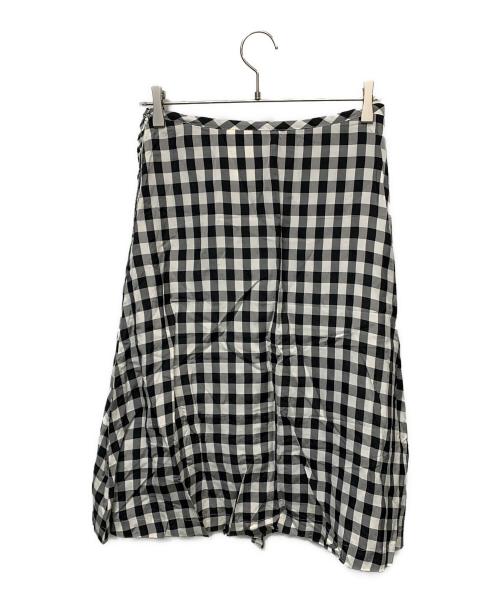 tricot COMME des GARCONS（トリココムデギャルソン）tricot COMME des GARCONS (トリココムデギャルソン) ギンガムチェックスカート ブラック サイズ:Mの古着・服飾アイテム
