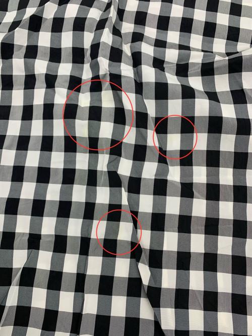 tricot COMME des GARCONS（トリココムデギャルソン）tricot COMME des GARCONS (トリココムデギャルソン) ギンガムチェックスカート ブラック サイズ:Mの古着・服飾アイテム