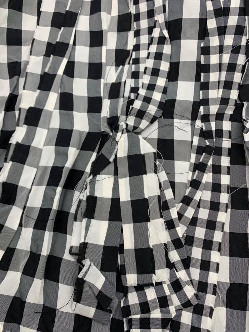 tricot COMME des GARCONS（トリココムデギャルソン）tricot COMME des GARCONS (トリココムデギャルソン) ギンガムチェックスカート ブラック サイズ:Mの古着・服飾アイテム