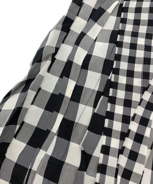 tricot COMME des GARCONS（トリココムデギャルソン）tricot COMME des GARCONS (トリココムデギャルソン) ギンガムチェックスカート ブラック サイズ:Mの古着・服飾アイテム