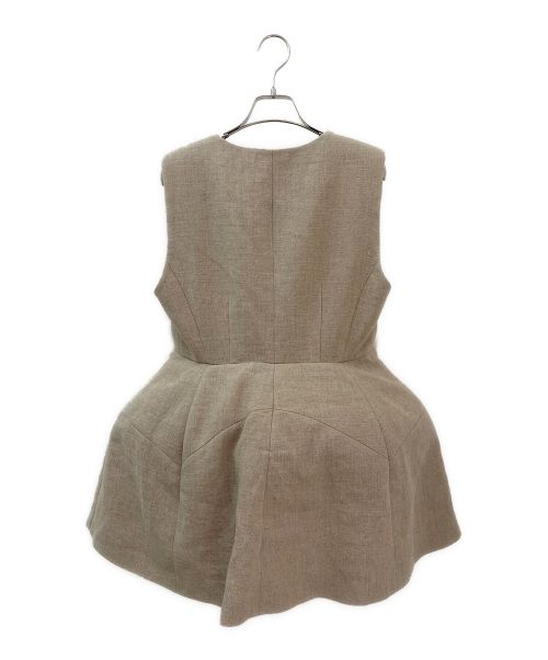 LUDLOW（ラドロー）LUDLOW (ラドロー) バレリーナベスト ベージュ サイズ:1の古着・服飾アイテム