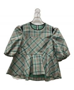 中古・古着通販】cygne (シーニュ) とんがりパフスリーブブラウス