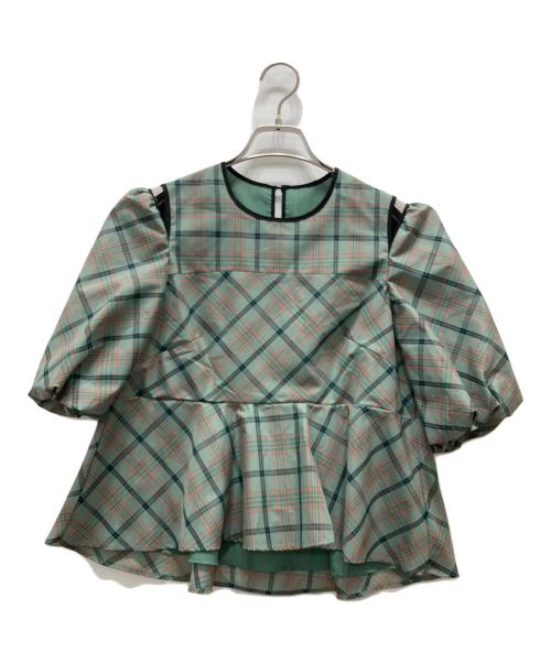 Diagram（ダイアグラム）Diagram (ダイアグラム) シアーパフトップ グリーン サイズ:36の古着・服飾アイテム
