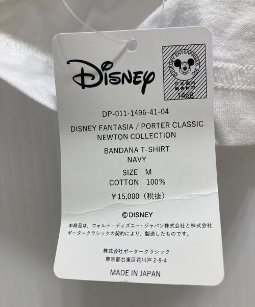 Porter Classic（ポータークラシック）Porter Classic (ポータークラシック) Disney (ディズニー) DISNEY FANTASIA BANDANA Tシャツ ホワイト サイズ:Mの古着・服飾アイテム