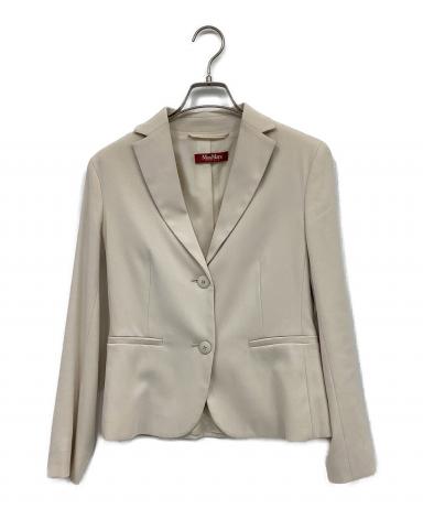 マックスマーラ キャメル テーラードジャケット ベージュ サイズ38*HD285 中古・古着通販】Max Mara Studio (マックスマーラ ストゥディオ