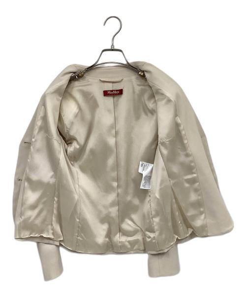 Max Mara Studio（マックスマーラ ストゥディオ）Max Mara Studio (マックスマーラ ストゥディオ) テーラードジャケット ベージュ サイズ:38の古着・服飾アイテム