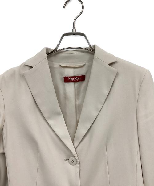 Max Mara Studio（マックスマーラ ストゥディオ）Max Mara Studio (マックスマーラ ストゥディオ) テーラードジャケット ベージュ サイズ:38の古着・服飾アイテム