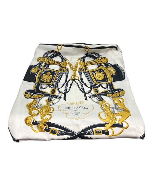 HERMES（エルメス）HERMES (エルメス) カレ90 BRIDES de GALA ブラックの古着・服飾アイテム