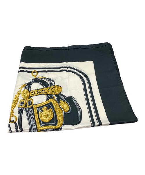 HERMES（エルメス）HERMES (エルメス) カレ90 BRIDES de GALA ブラックの古着・服飾アイテム