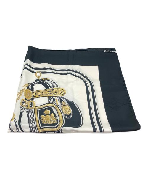 HERMES（エルメス）HERMES (エルメス) カレ90 BRIDES de GALA ブラックの古着・服飾アイテム