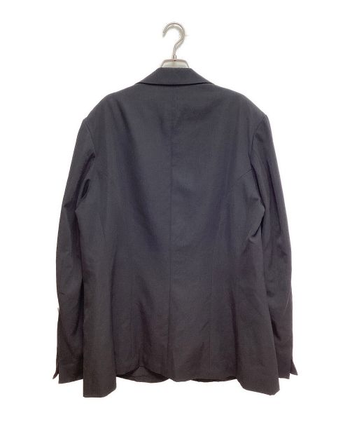 Yohji Yamamoto pour homme（ヨウジヤマモト プールオム）Yohji Yamamoto pour homme (ヨウジヤマモト プールオム) Velour Switching Tailored Jacket（ベロア切り替えテーラードジャケット） ブラック サイズ:Mの古着・服飾アイテム