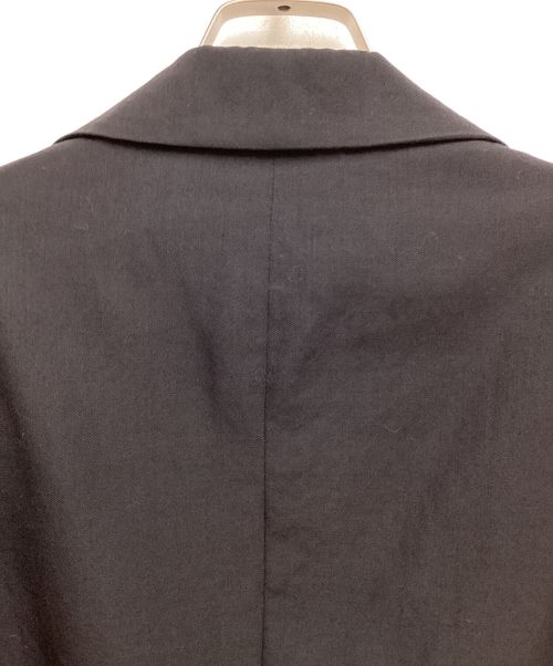 Yohji Yamamoto pour homme（ヨウジヤマモト プールオム）Yohji Yamamoto pour homme (ヨウジヤマモト プールオム) Velour Switching Tailored Jacket（ベロア切り替えテーラードジャケット） ブラック サイズ:Mの古着・服飾アイテム