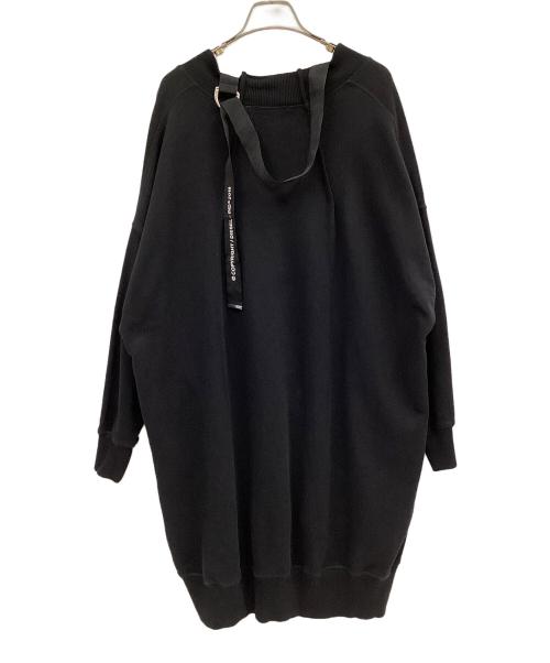 DIESEL（ディーゼル）DIESEL (ディーゼル) スウェットワンピース ブラック サイズ:XSの古着・服飾アイテム