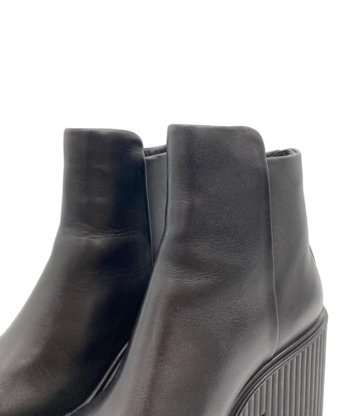 ECCO（エコー）ECCO (エコー) FLUTED HEEL BACK ZIP BOOT ブラック サイズ:SIZE37の古着・服飾アイテム