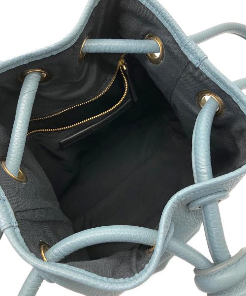 VASIC（ヴァジック）VASIC (ヴァジック) BOND 巾着バッグ ブルーの古着・服飾アイテム