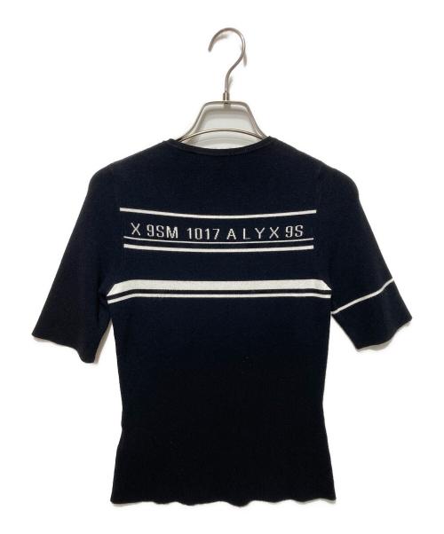 1017 ALYX 9SM（テンセブンティーン アリクス ナインエスエム）1017 ALYX 9SM (アリクス) 半袖ニット ブラック サイズ:Sの古着・服飾アイテム