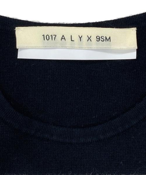 1017 ALYX 9SM（テンセブンティーン アリクス ナインエスエム）1017 ALYX 9SM (アリクス) 半袖ニット ブラック サイズ:Sの古着・服飾アイテム