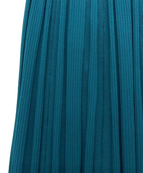 ATON（エイトン）ATON (エイトン) RECYCLED フレアリブスカート グリーン サイズ:2の古着・服飾アイテム