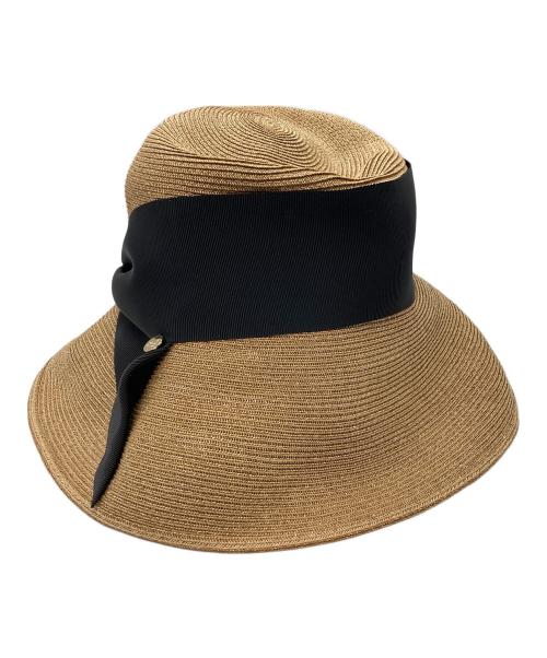 Athena NEW YORK（アシーナニューヨーク）Athena NEW YORK (アシーナニューヨーク) ハット ブラック×ブラウンの古着・服飾アイテム