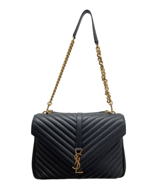 Saint Laurent Paris（サンローランパリ）Saint Laurent Paris (サンローランパリ) 2WAYショルダーバッグ 392738 ブラックの古着・服飾アイテム