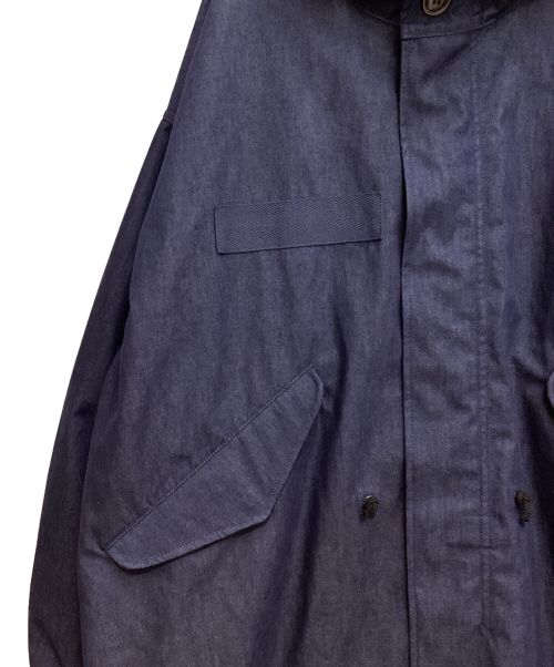 JUNYA WATANABE MAN（ジュンヤワタナベマン）JUNYA WATANABE MAN C.P COMPANY (シーピーカンパニー) 24SS Cotton denim laminate three-layer jacket (綿デニムラミネート3層) インディゴ サイズ:XSの古着・服飾アイテム