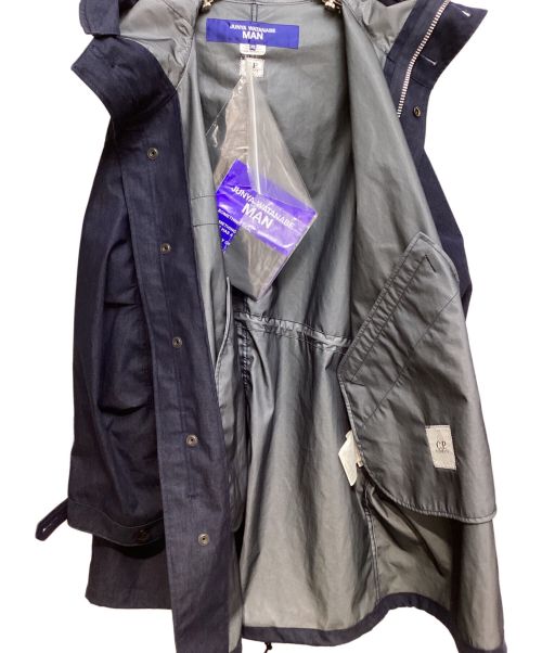 JUNYA WATANABE MAN（ジュンヤワタナベマン）JUNYA WATANABE MAN C.P COMPANY (シーピーカンパニー) 24SS Cotton denim laminate three-layer jacket (綿デニムラミネート3層) インディゴ サイズ:XSの古着・服飾アイテム