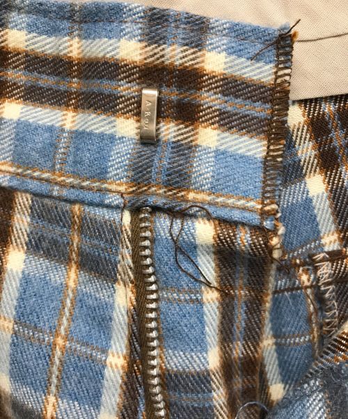 Sears（シアーズ）Sears (シアーズ) 70'sチェックフレアパンツ スカイブルー サイズ:表記無しの古着・服飾アイテム