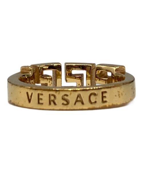 VERSACE（ヴェルサーチェ）VERSACE (ヴェルサーチェ) グレカリング ゴールド サイズ:15の古着・服飾アイテム