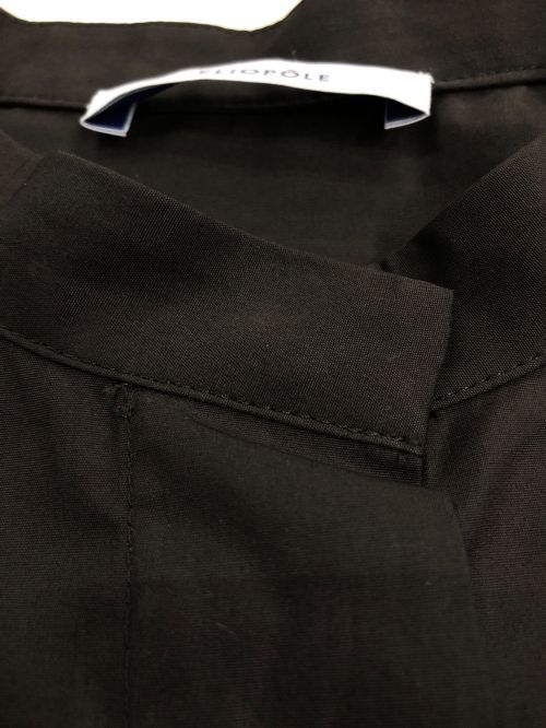 heliopole（エリオポール）heliopole (エリオポール) THOMASMASON ワイドスリーブワンピース ダークブラウン サイズ:38の古着・服飾アイテム