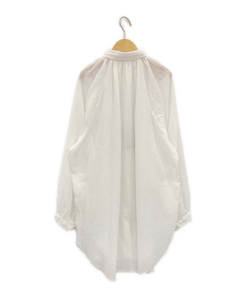 Plage（プラージュ）Plage (プラージュ) Crepe Long SH ホワイト サイズ:Fの古着・服飾アイテム