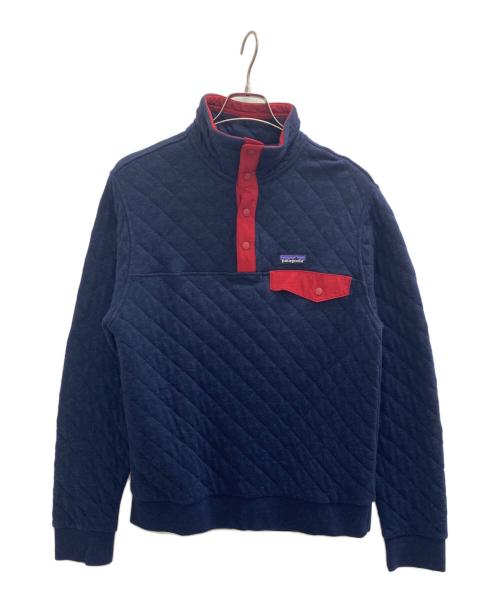 Patagonia（パタゴニア）Patagonia (パタゴニア) キルティングスナップ ネイビー サイズ:Sの古着・服飾アイテム