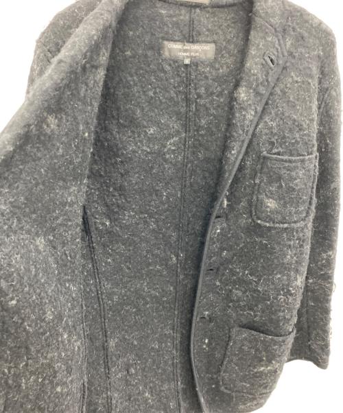 COMME des GARCONS HOMME PLUS（コムデギャルソンオムプリュス）COMME des GARCONS HOMME PLUS (コムデギャルソンオムプリュス) フェルトジャケット ブラック サイズ:Ｍの古着・服飾アイテム