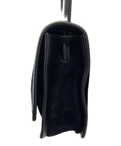 IL BISONTE（イル ビゾンテ）IL BISONTE (イル ビゾンテ) スエードショルダーバッグ ブラックの古着・服飾アイテム