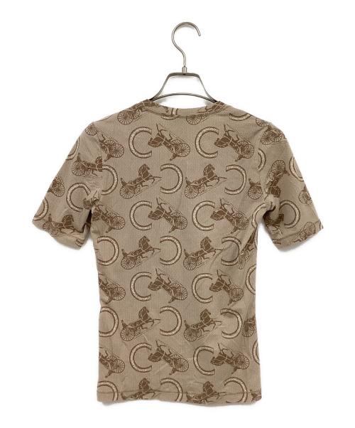 CELINE（セリーヌ）CELINE (セリーヌ) 総柄カットソー ブラウン サイズ:Sの古着・服飾アイテム
