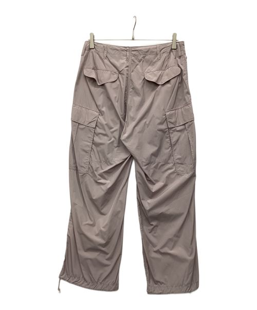 AURALEE（オーラリー）AURALEE (オーラリー) HIGH COUNT LIGHT NYLON FATIGUE PANTS パープル サイズ:3の古着・服飾アイテム