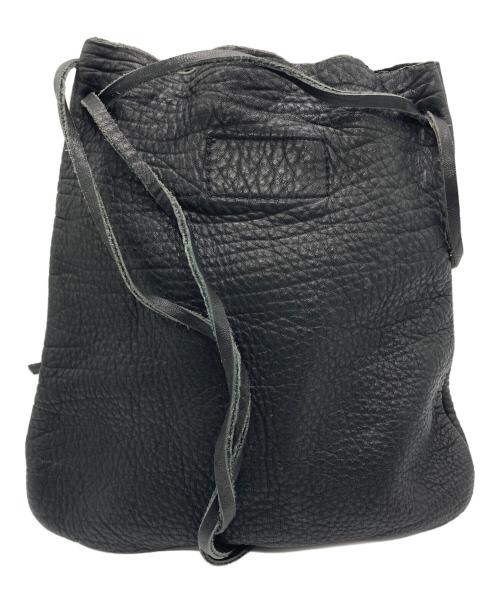 Martin Margiela11（マルタンマルジェラ11）Martin Margiela11 (マルタンマルジェラ11) 巾着バッグ ブラックの古着・服飾アイテム