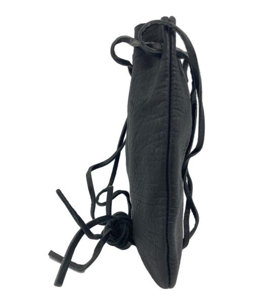 Martin Margiela11（マルタンマルジェラ11）Martin Margiela11 (マルタンマルジェラ11) 巾着バッグ ブラックの古着・服飾アイテム