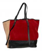 SEE BY CHLOEシーバイクロエ）の古着「スウェードトートバッグ」｜ボルドー