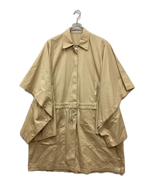 J.W.ANDERSON（ジェイダブリューアンダーソン）J.W.ANDERSON (ジェイダブリューアンダーソン) ギャザーモッズコート/インバネスコート ベージュ サイズ:Sの古着・服飾アイテム