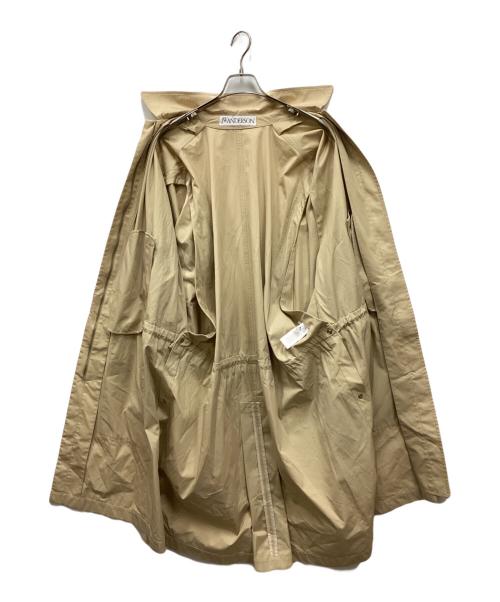 J.W.ANDERSON（ジェイダブリューアンダーソン）J.W.ANDERSON (ジェイダブリューアンダーソン) ギャザーモッズコート/インバネスコート ベージュ サイズ:Sの古着・服飾アイテム