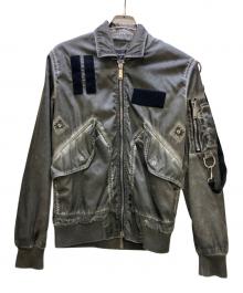 DSQUARED2（ディースクエアード）の古着「GREY JACKET WITH POCKET MA-1」｜グレー