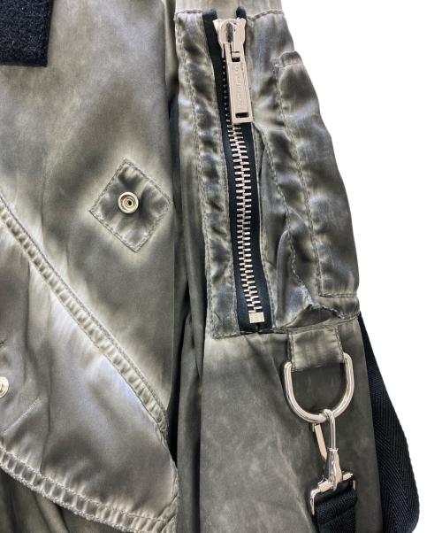 DSQUARED2（ディースクエアード）DSQUARED2 (ディースクエアード) GREY JACKET WITH POCKET MA-1 グレー サイズ:42の古着・服飾アイテム